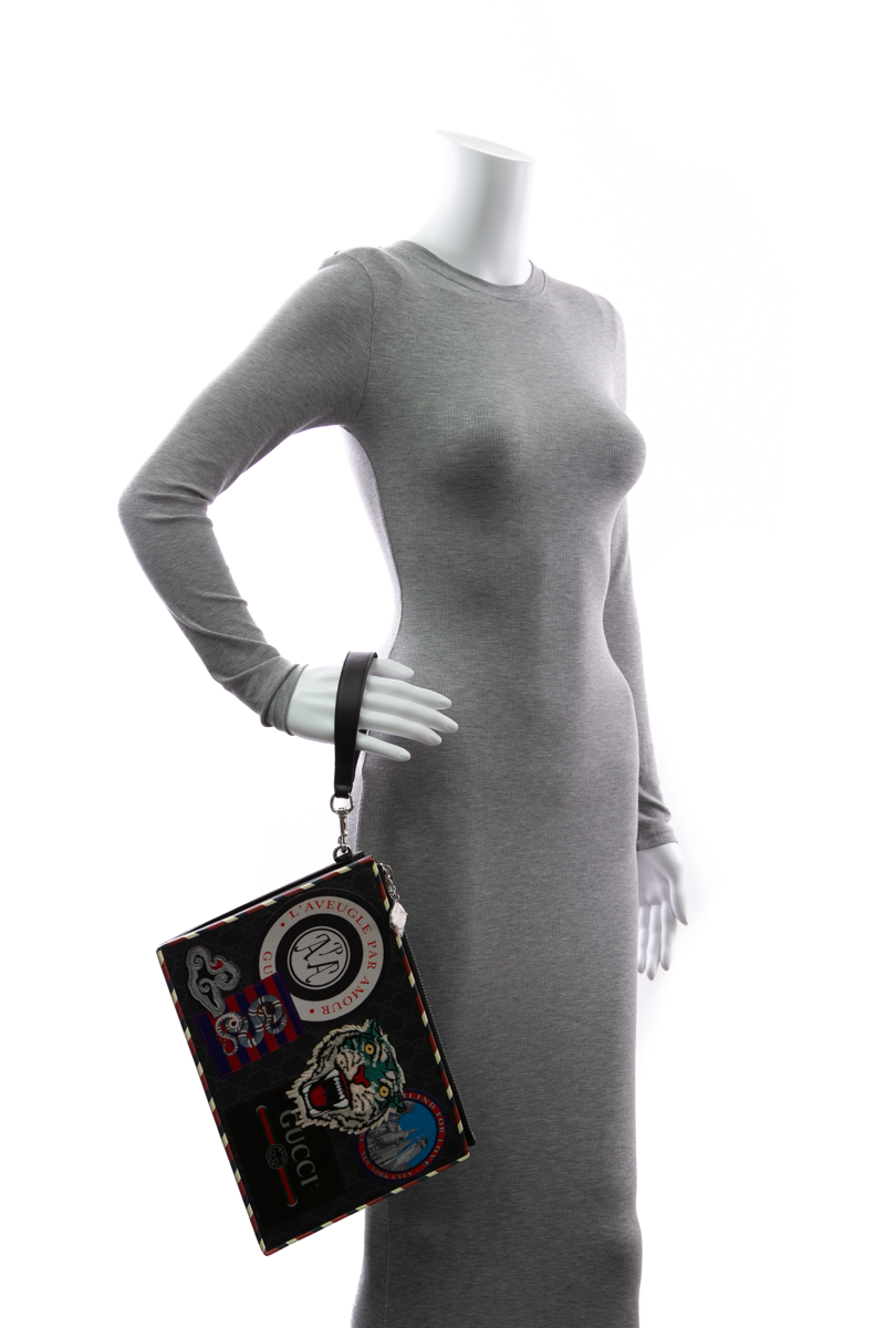 Night Courier Zip Clutch