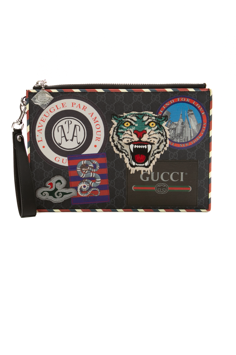 Gucci Night Courier Zip Clutch - Couture USA