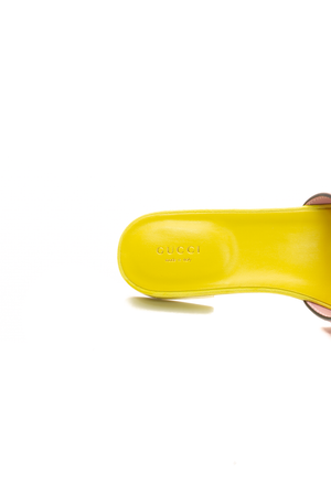 Kid Scamosciato Cut Out Slide Sandals - Size 39