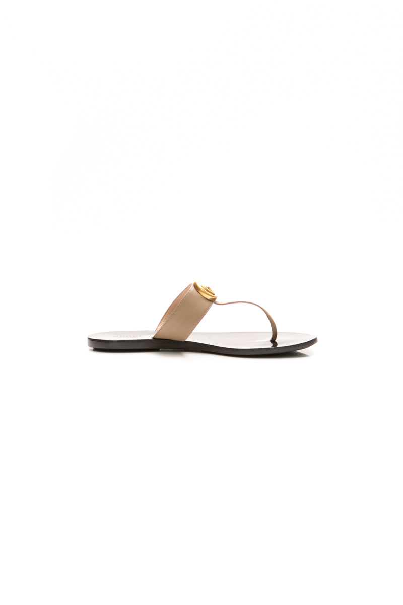 Marmont GG Thong Sandals - Size 38