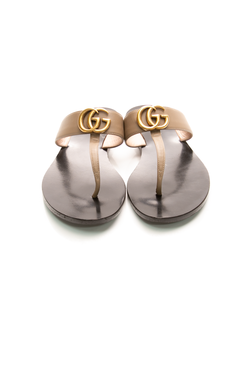 Marmont GG Thong Sandals - Size 38
