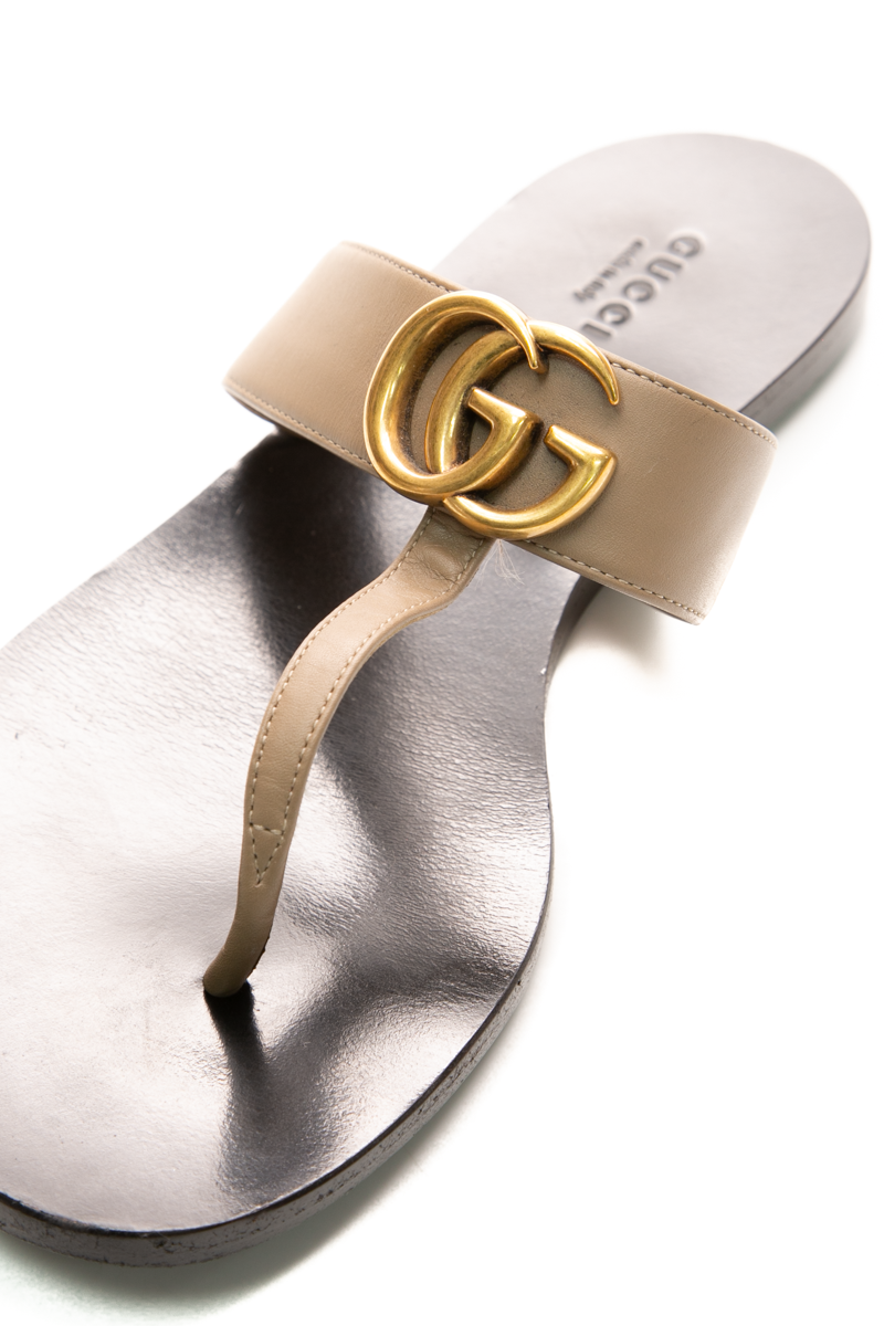 Marmont GG Thong Sandals - Size 38
