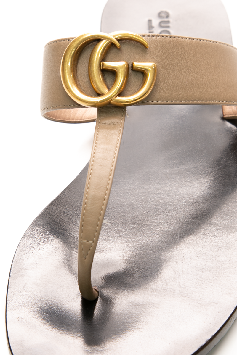 Marmont GG Thong Sandals - Size 38