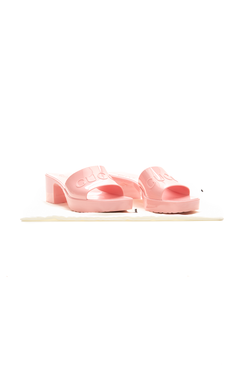 Rubber Slide Sandals - Size 36
