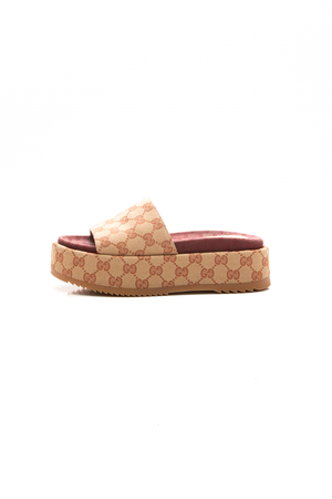 Angelina Platform Slide Sandals - Size 36