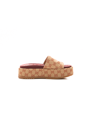 Angelina Platform Slide Sandals - Size 36