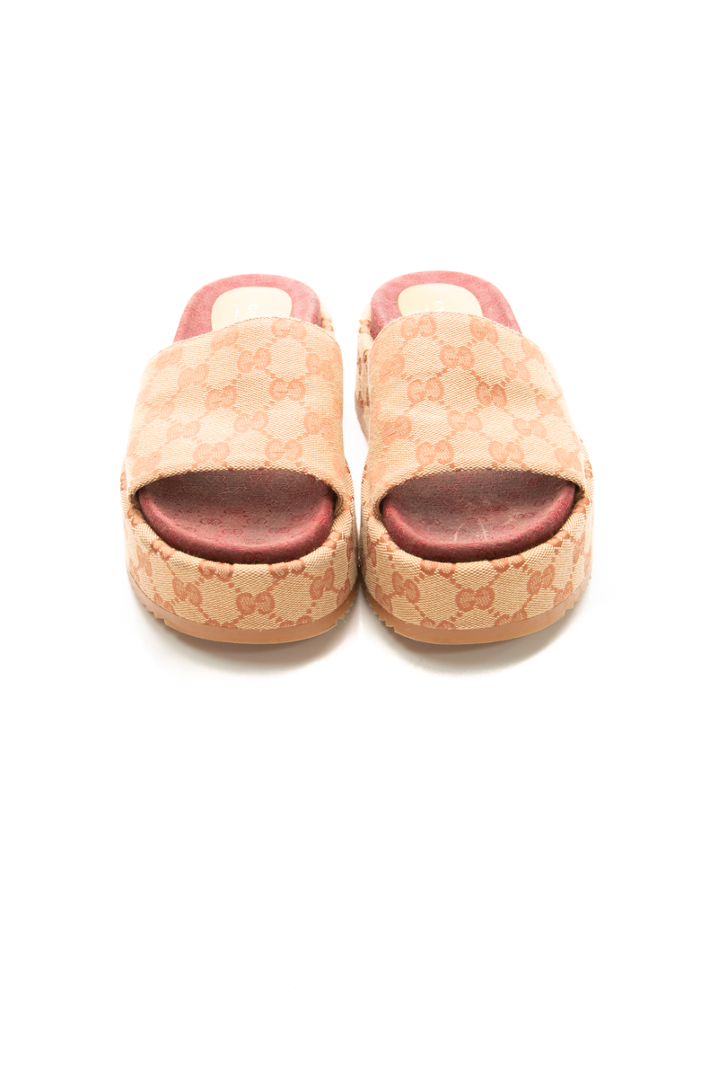 Angelina Platform Slide Sandals - Size 36