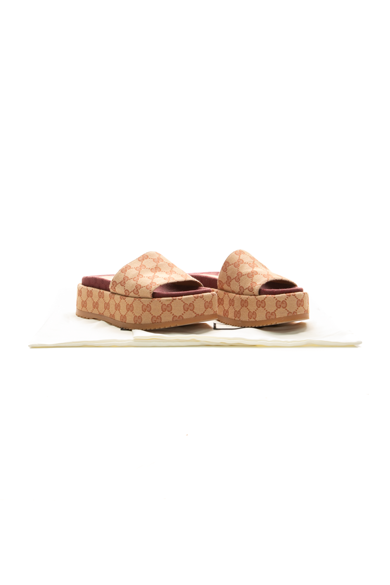 Angelina Platform Slide Sandals - Size 36