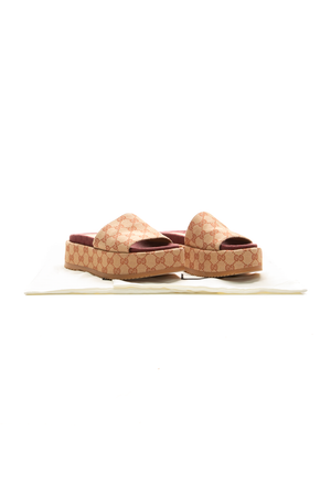 Angelina Platform Slide Sandals - Size 36