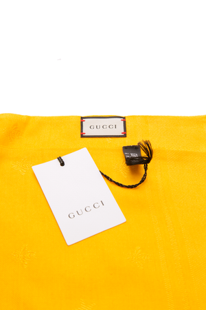 Bee Print Jacquard Scarf