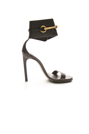 Ursula Horsebit Ankle Strap Sandals - Size 35