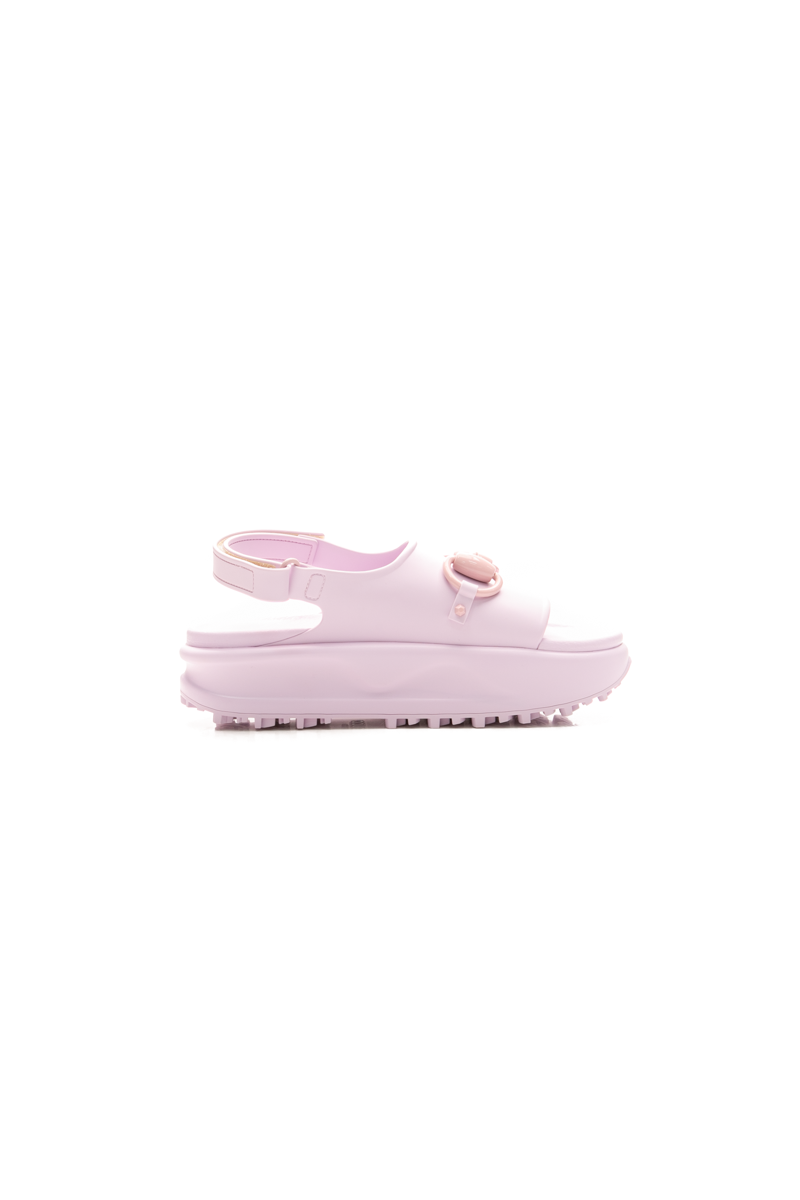 Horsebit Rubber Slingback Sandals - Size 39