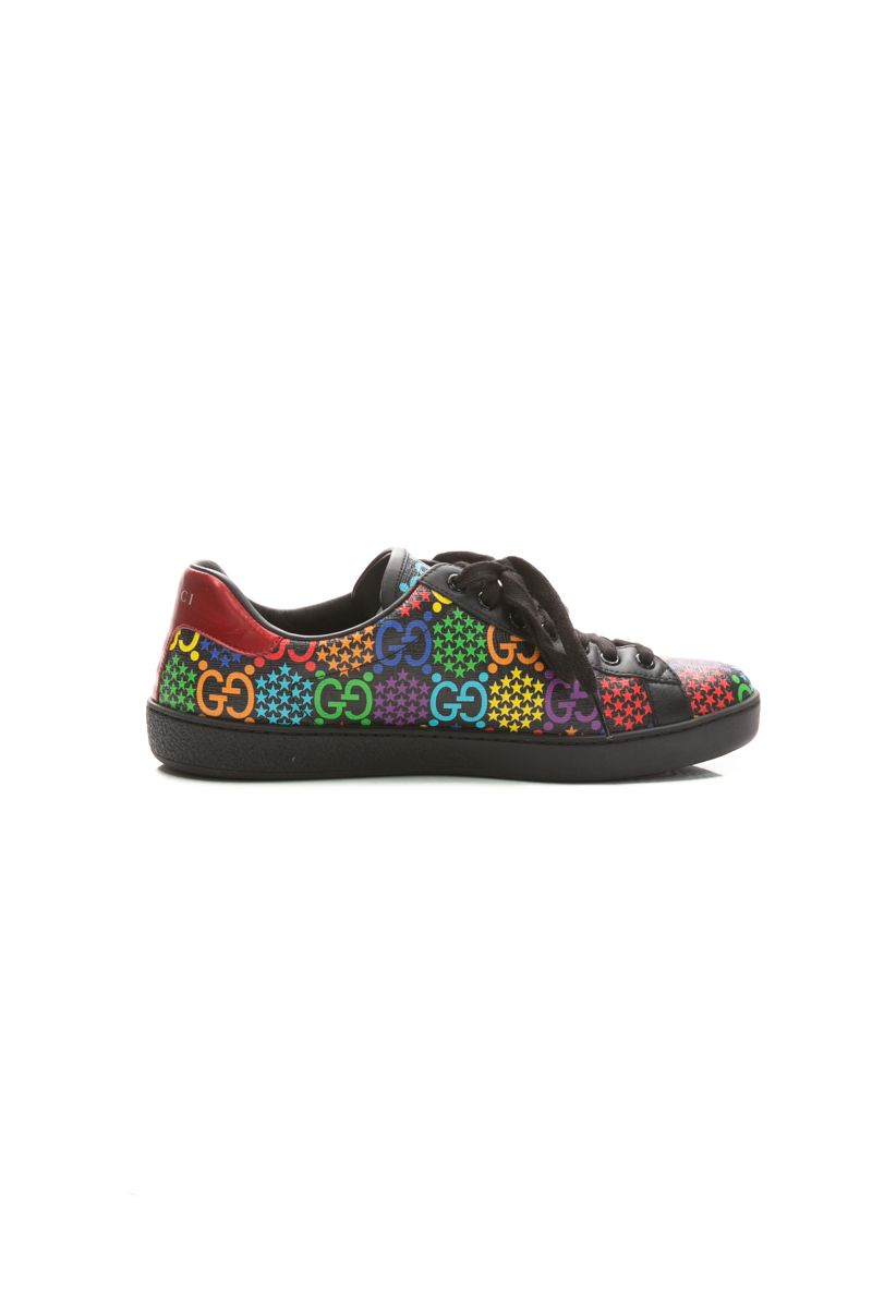 Men&#39;s GG Psychedelic Ace Sneakers - Size US 7