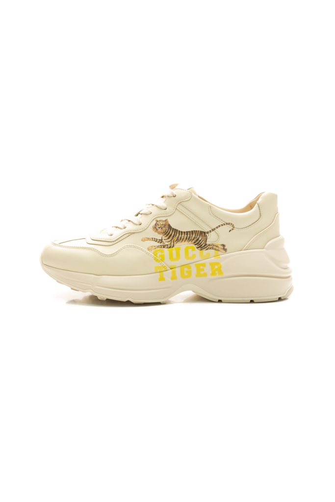 GUCCI スニーカー クリーム色33 Gucci Rhyton Tiger Sneakers - Size 39 - Couture USA