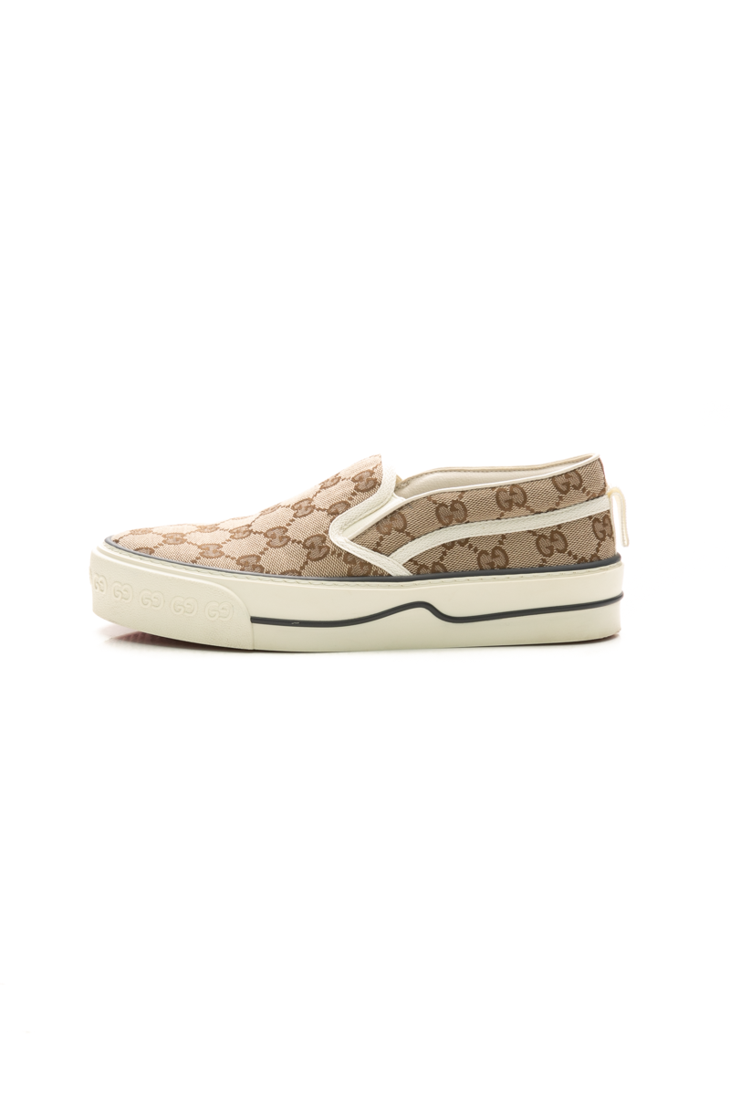 Gucci 1977 Slip On Tennis Sneakers - Size 37 - Couture USA