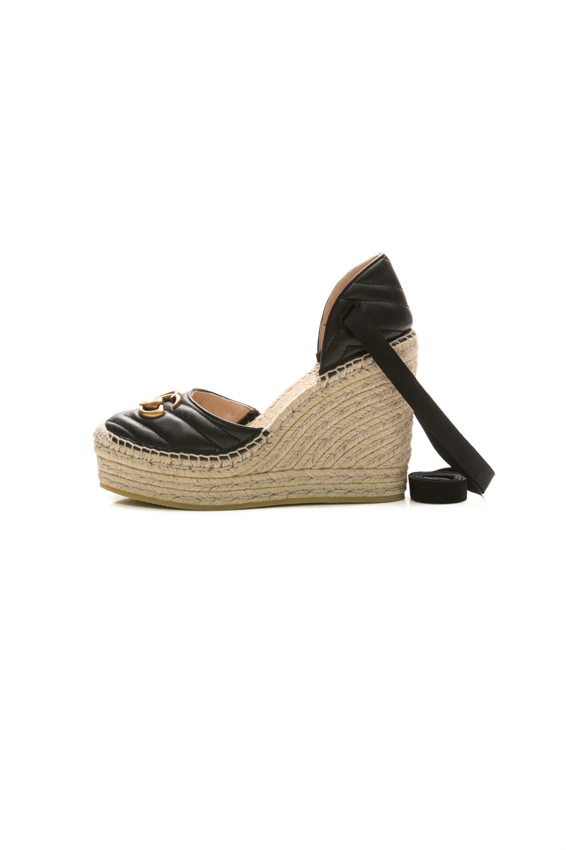 Gucci-Marmont-Espadrille-Wedges-Size- 37.5-295053