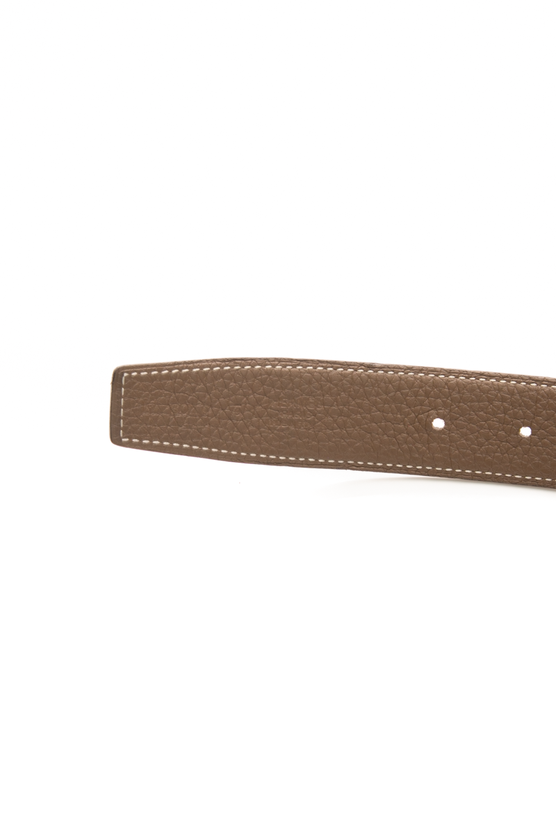 Reversible Leather Strap 32mm - Size 80