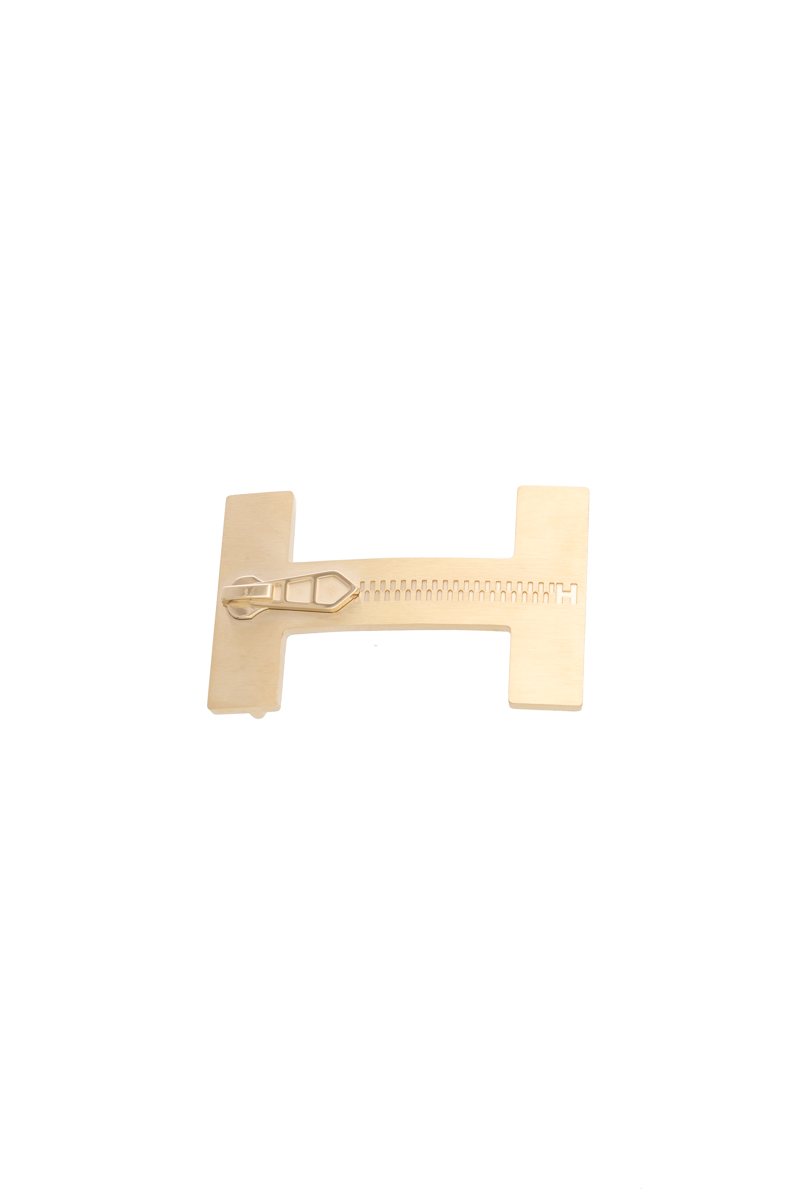 Quizz Zip Gold Buckle