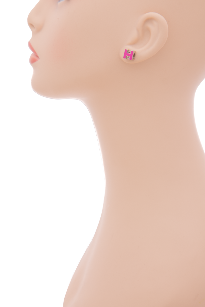 Cage d'H Cube Earrings