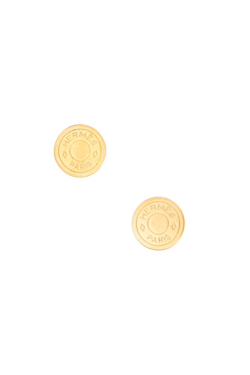 Hermes-Clou-de-Selle-Clip-On-Earrings-299606
