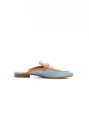 Denim Groupie Mules - Size 36