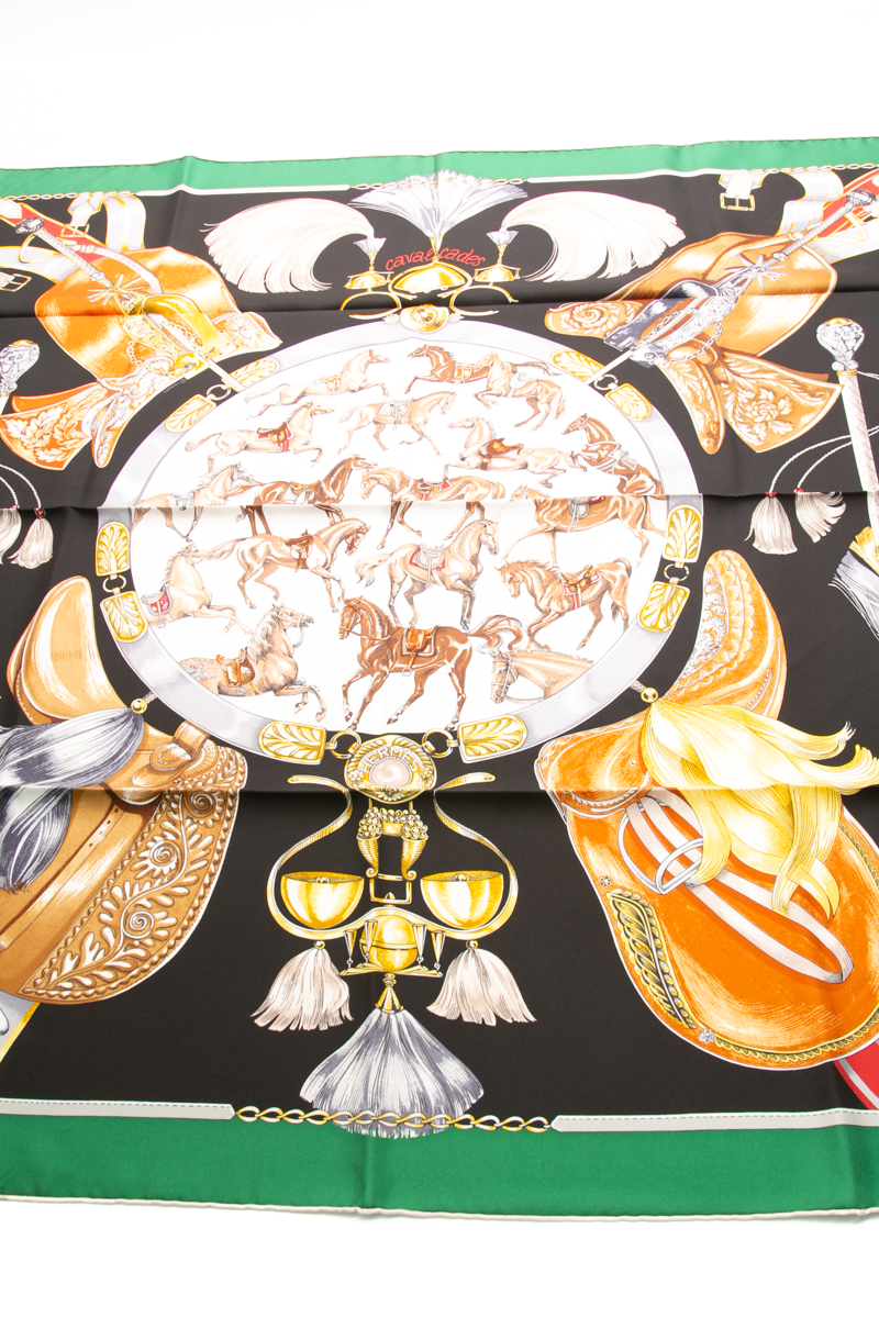 Cavalcades Silk Scarf