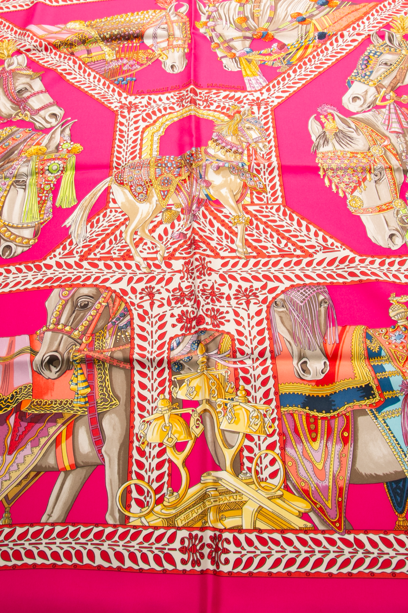 La Danse du Cheval Marwari Silk Scarf