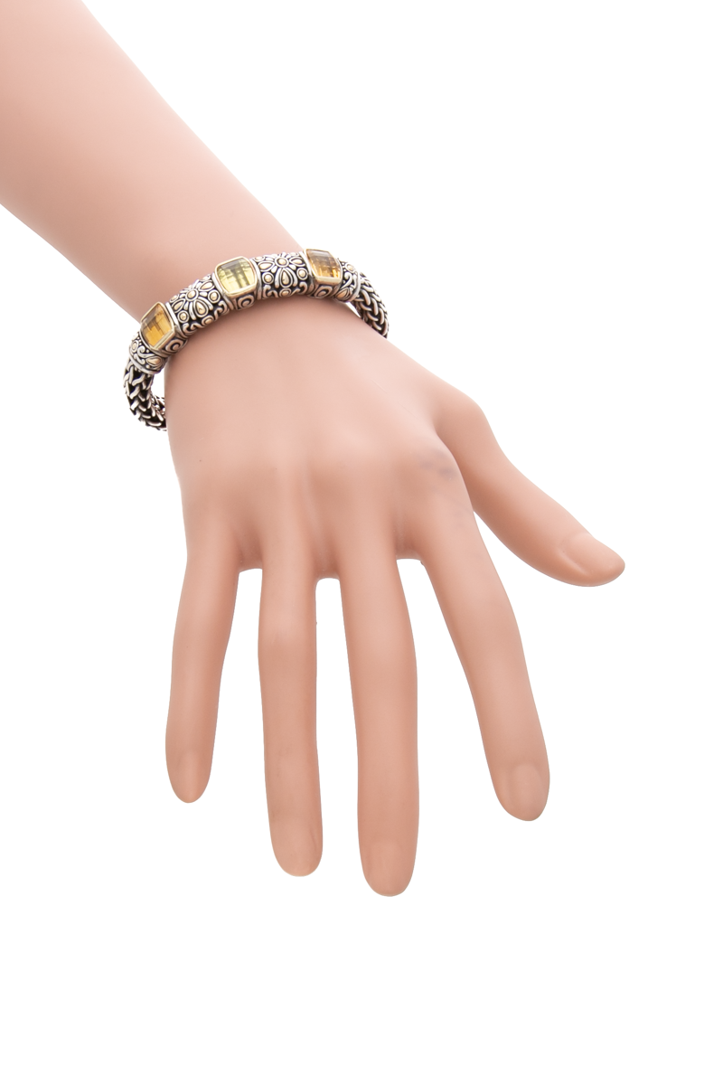 Three-stone Station Bracelet