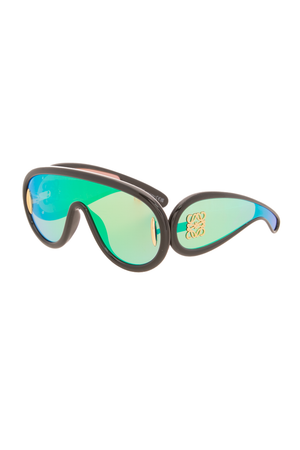 Wave Mask Anagram Sunglasses