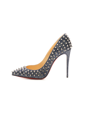 Christian-Louboutin-Follies-Spikes-100- Pumps-Size-39.5-296194