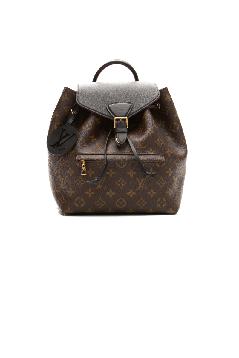 brown leather louis vuitton backpack Montsouris PM Color:Pastel Sage Green (S) best backpacks for 7th graders Duslang 17 Inch Laptop including a padded pocket