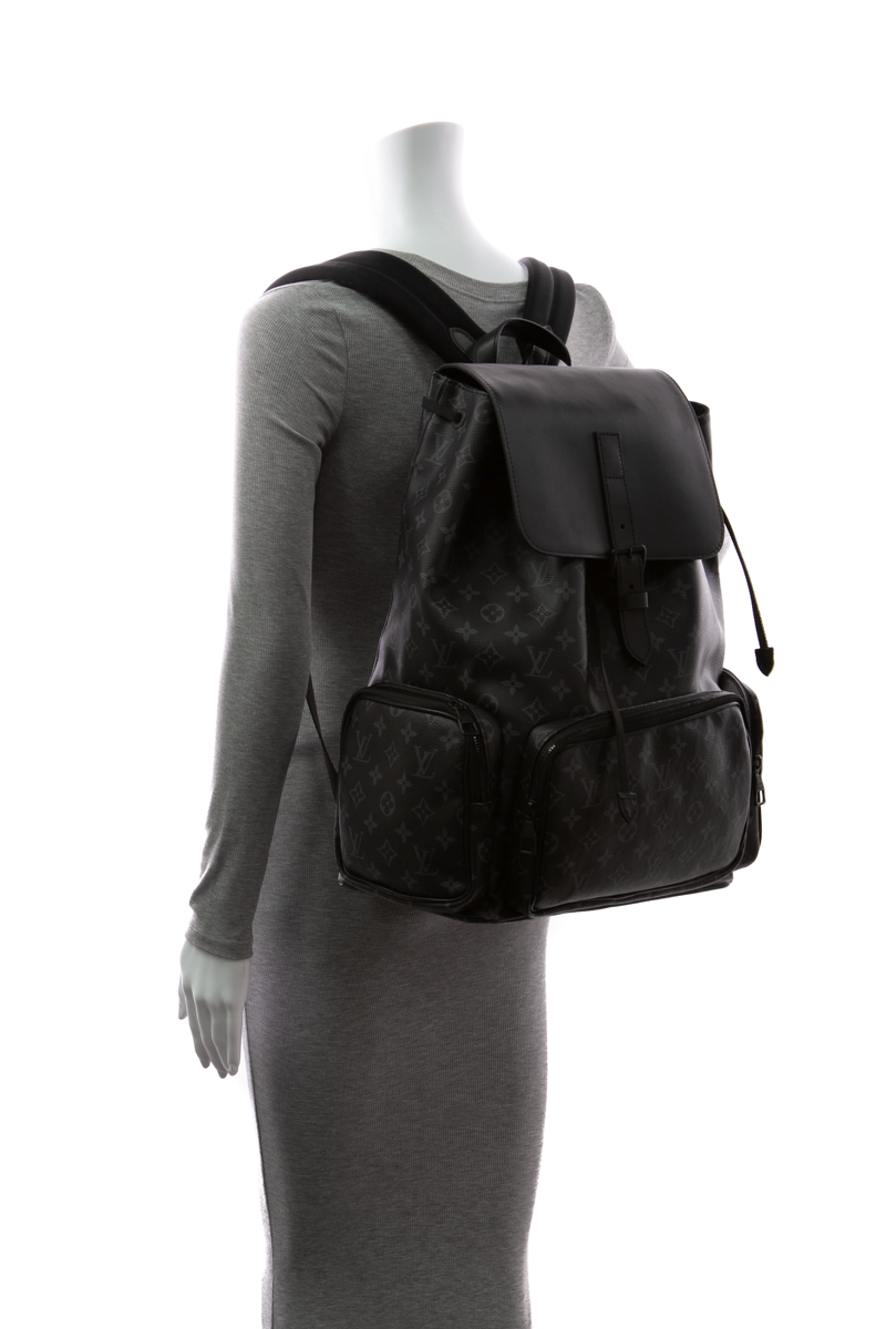 LOUIS VUITTON Backpack Trio Eclipse Monogram Eclipse LOUIS VUITTON Backpack Trio Eclipse Monogram Eclipse