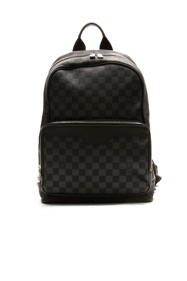 damier infini leather backpack Louis Vuitton Grey Campus colour finish zips Louis Vuitton Backpack Onyx Damier