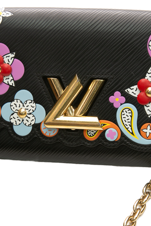 Mechanical Flowers Twist Wallet On Chain Bag