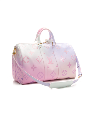 Louis Vuitton エスパドリーユサンダル ホワイト/ピンク LOUIS VUITTON サンダル エナメル エスパドリーユ オープントゥ