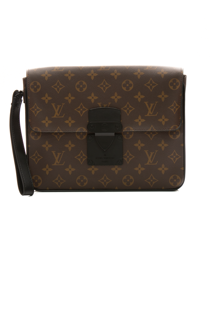 Louis-Vuitton-Macassar-S-Lock-A4- Wristlet-296176