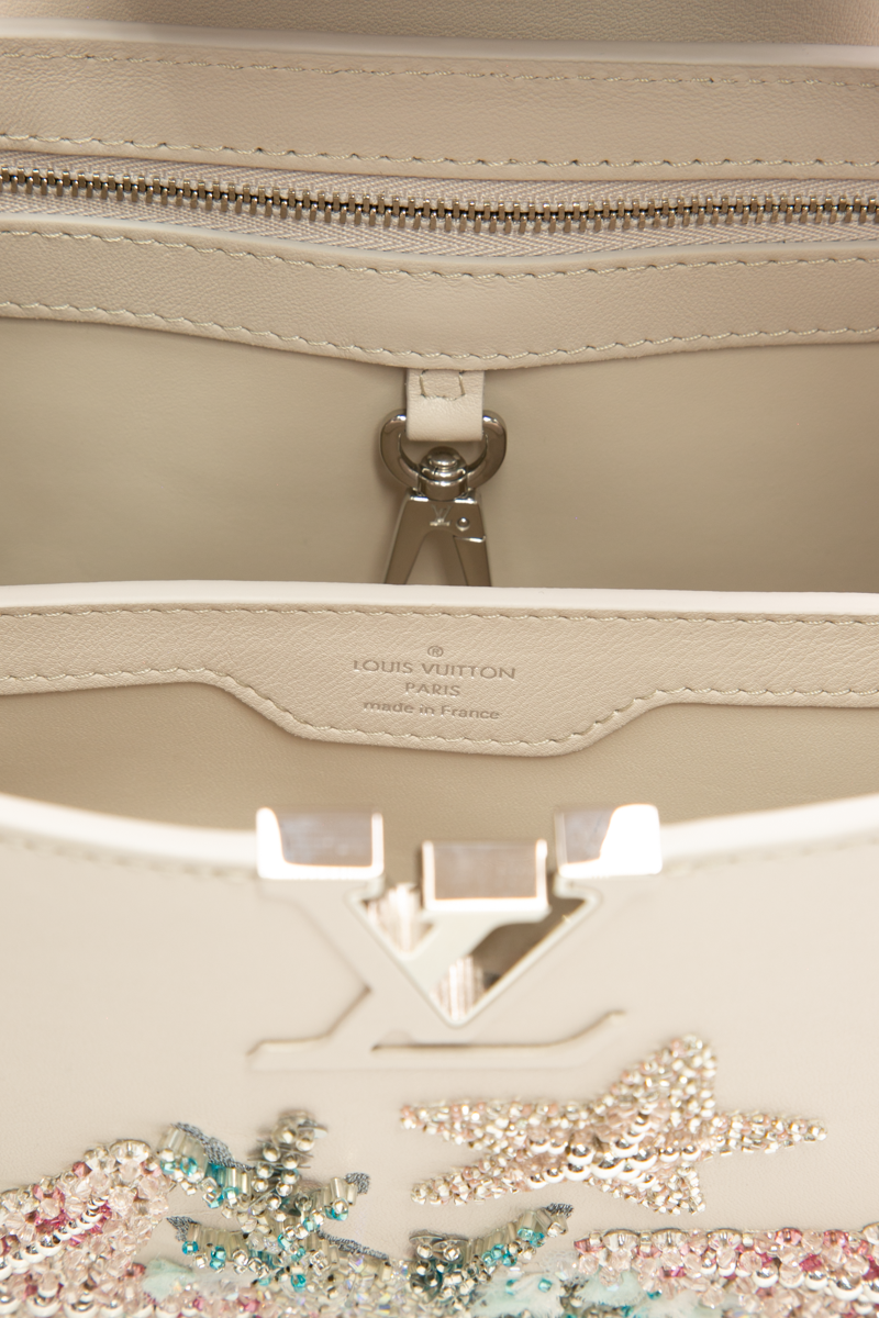 Undersea Beaded Capucines BB Bag