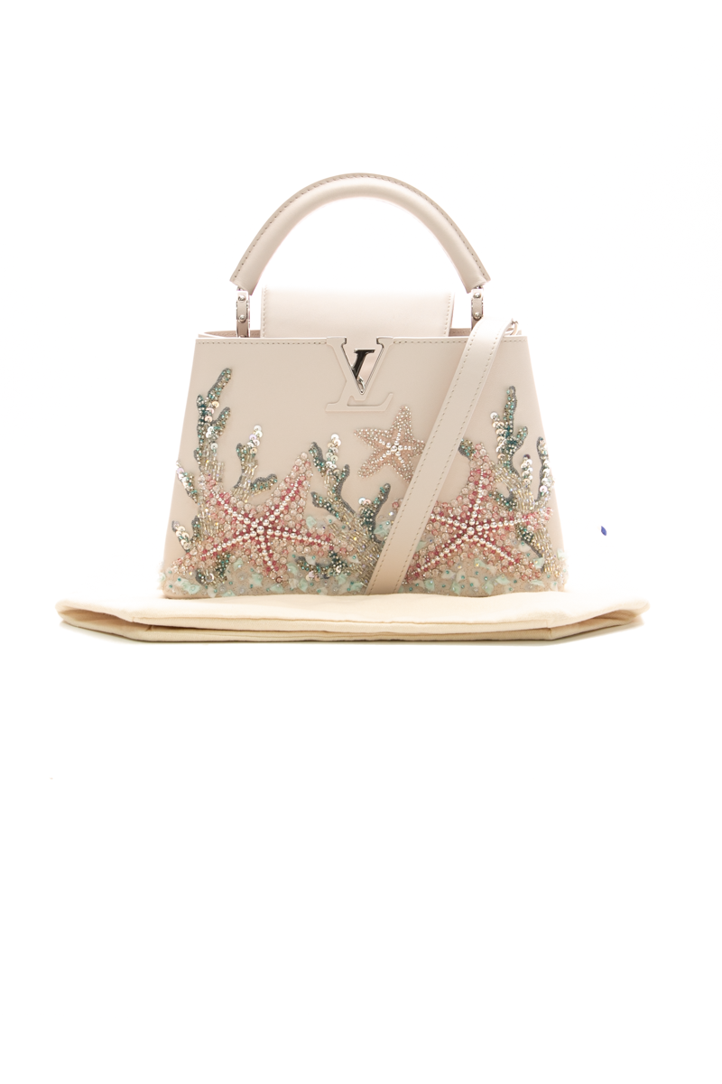 Undersea Beaded Capucines BB Bag