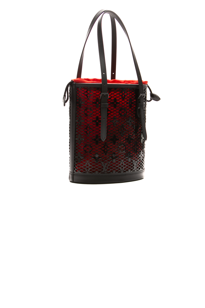 Monogram Lace PM Bucket Bag