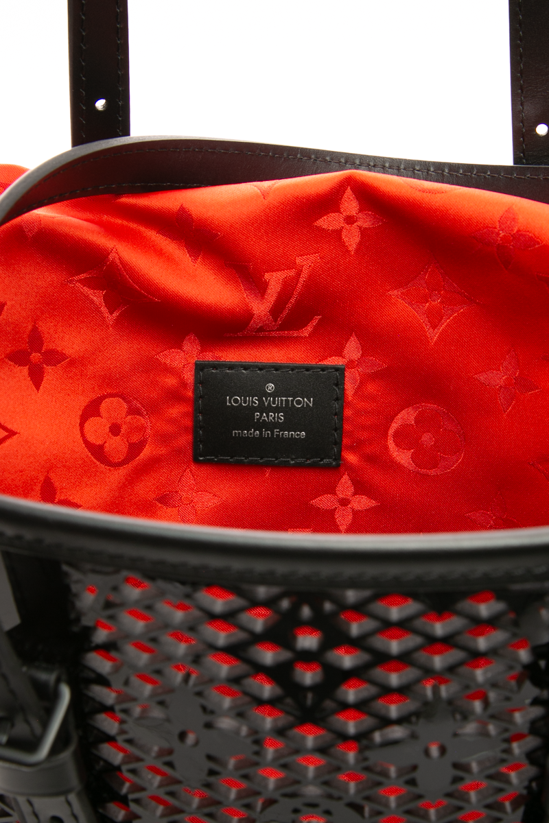 Monogram Lace PM Bucket Bag