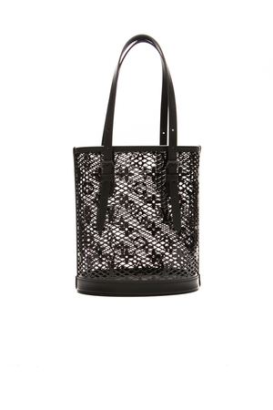 Monogram Lace PM Bucket Bag