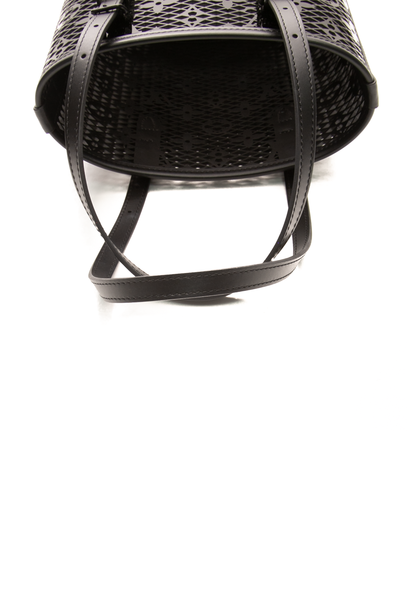 Monogram Lace PM Bucket Bag