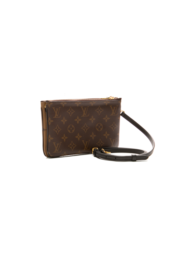 Louis Vuitton Double Zip Pochette Bag - Couture USA
