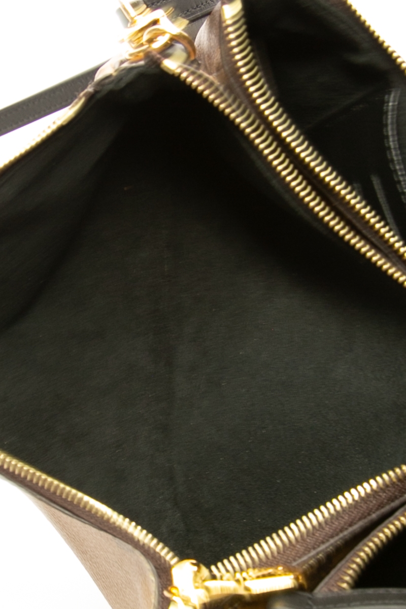 Double Zip Pochette Bag