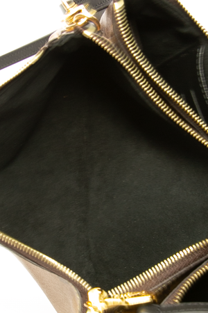 Double Zip Pochette Bag