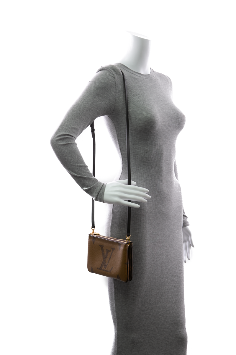 Double Zip Pochette Bag