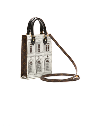x Fornasetti Architettura Petit Sac Plat