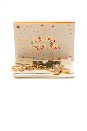 Fleur De Monogram Bag Charm