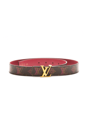 Reversible LV Initiales 30mm Belt - Size 34