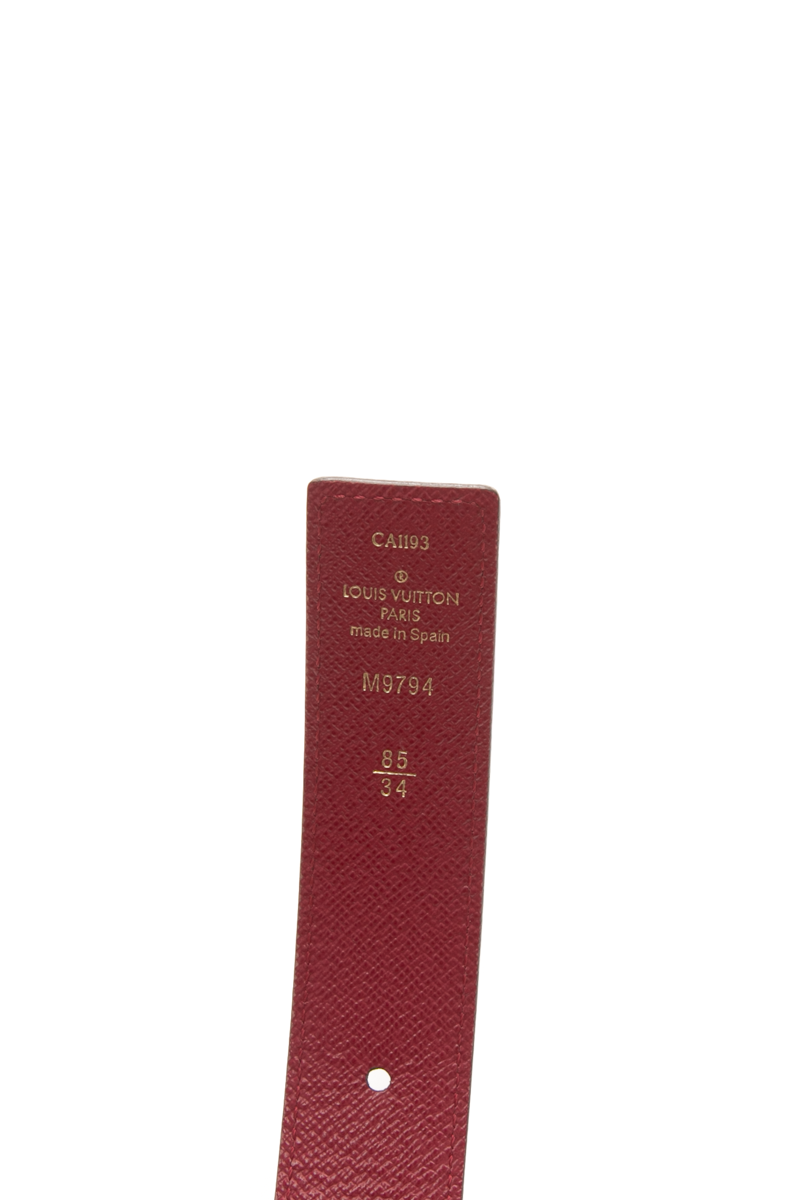 Reversible LV Initiales 30mm Belt - Size 34